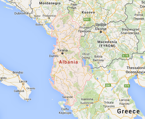 Albania Map